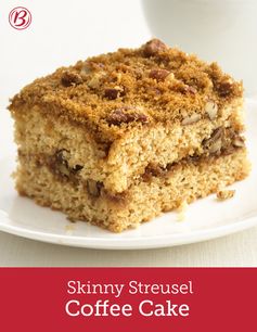 Skinny Streusel Coffee Cake