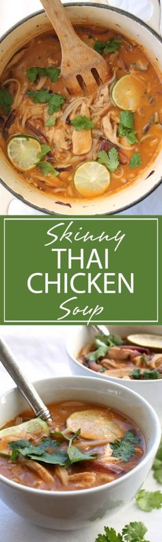 Skinny Thai Chicken Soup