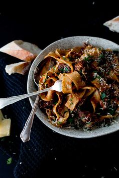 Slow Braised Beef Cheek Ragu with Parpadelle