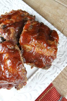 Slow Cooker Apple Butter BBQ Ribs