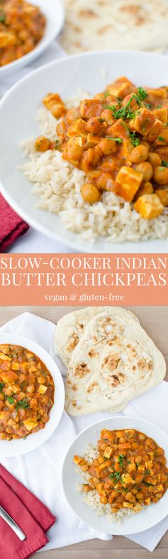 Slow Cooker Butter Chickpeas