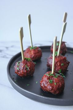 Slow Cooker Cranberry Chipotle Meatballs