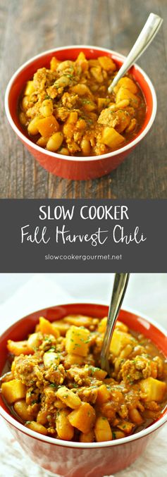 Slow Cooker Fall Harvest Chili