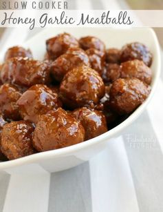 Slow Cooker Honey Garlic Meatballs