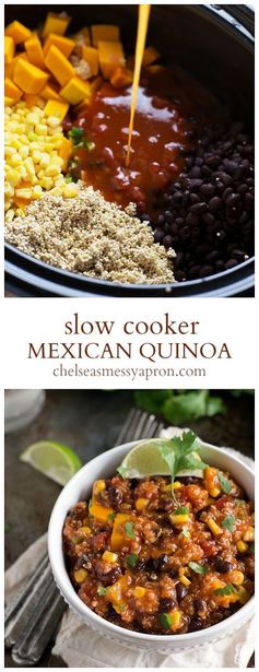 (Slow Cooker Mexican Quinoa