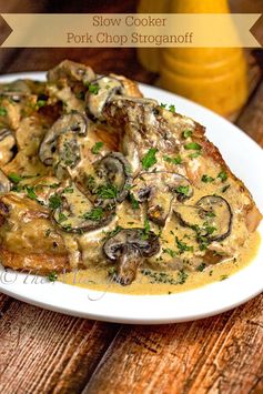 Slow Cooker Pork Chop Stroganoff