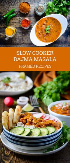 Slow Cooker Rajma Masala Bowl