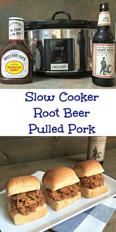 Slow Cooker Root Beer Pulled Pork Sliders