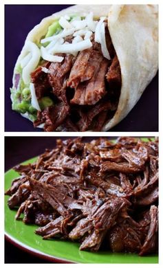 Slow Cooker Shredded Beef Tacos