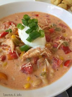 Slow Cooker Southwestern White Chili Chicken