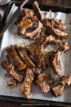 Slow Cooker Spare Ribs with Plum Glaze