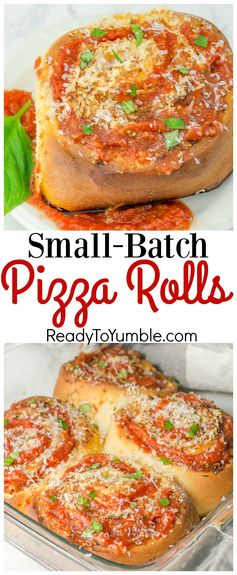 Small Batch Pizza Rolls