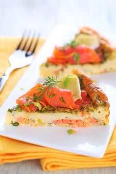 Smoked Salmon Fritatta