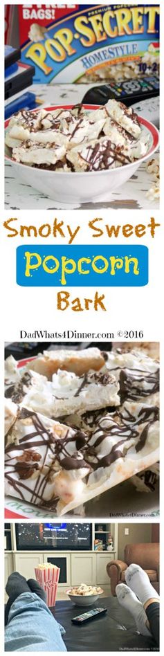 Smokey Sweet Popcorn Bark