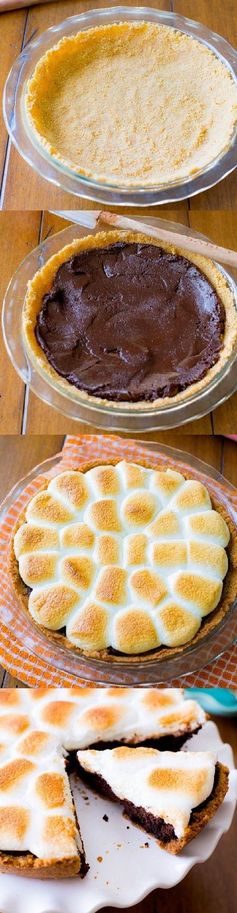 S'mores Brownie Pie