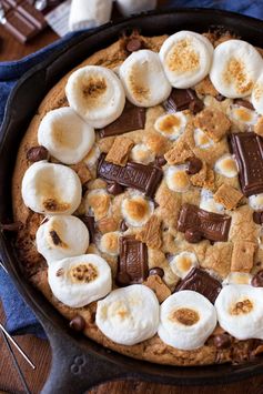 S'mores Skillet Cookie Cake