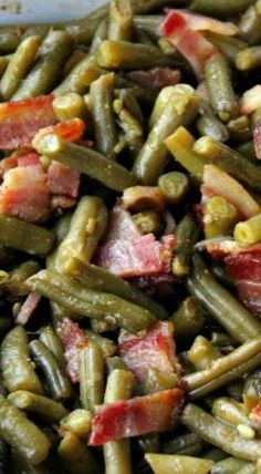 Smothered Bacon Green Bean Casserole