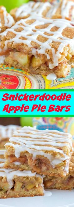 Snickerdoodle Apple Pie Bars