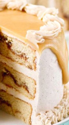 Snickerdoodle Caramel Layer Cake