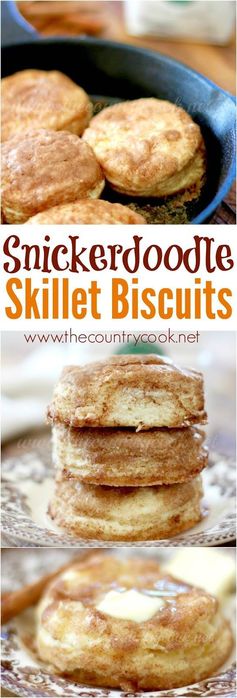 Snickerdoodle Skillet Biscuits