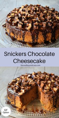 Snickers Chocolate Cheesecake