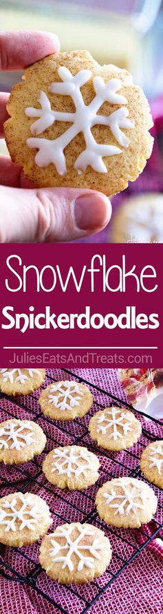 Snowflake Snickerdoodles