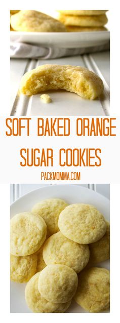 Soft Baked Orange Sugar Cookies