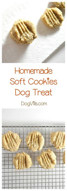 Soft Doggie Cookies for Older Dogs with Allergies