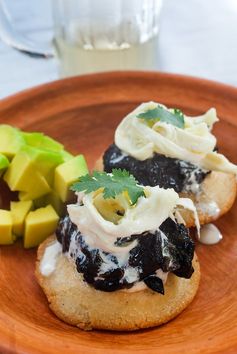 Sopes de Huitlacoche (Corn Truffle Sopes