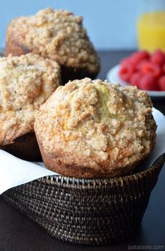 Sour Cream Coffee Cake Muffins with Streusel