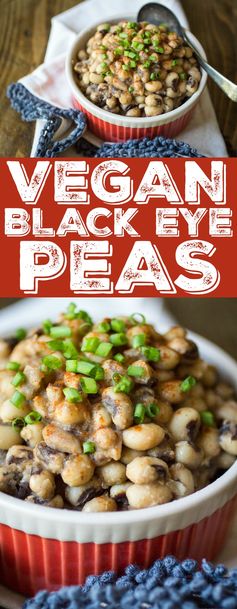 Southern Style Vegan Black Eyed Peas