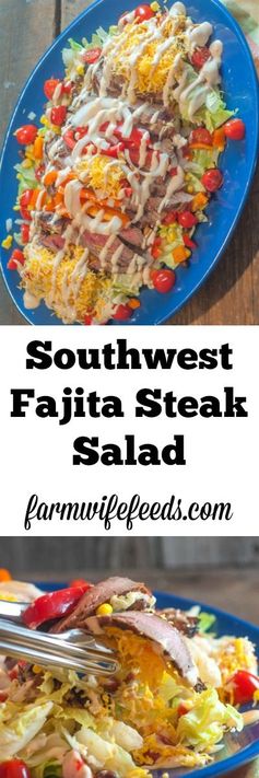 Southwest Fajita Steak Salad