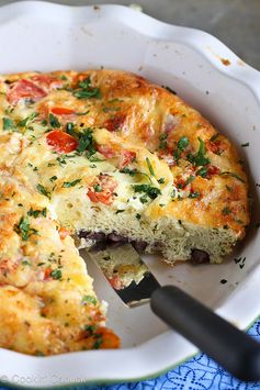 Southwestern Crustless Quiche Recipe with Black Beans (Vegetarian