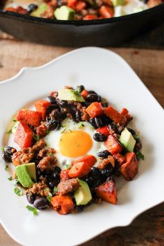 Southwestern Skillet Sweet Potato Breakfast Hash