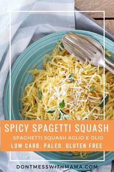 Spaghetti Squash Aglio E Olio