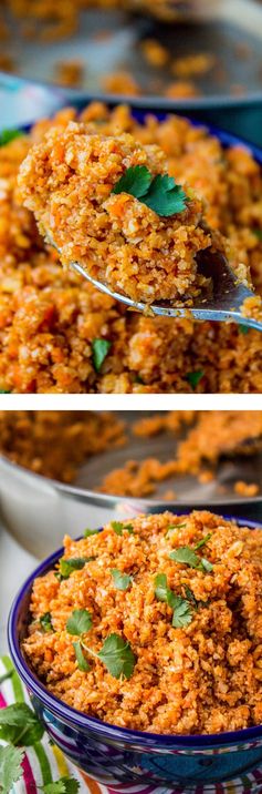 Spanish Cauliflower Rice (to eat with Mexican Food