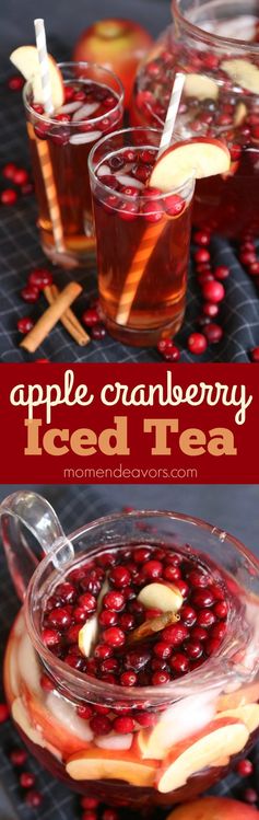 Sparkling Apple Cranberry Iced Tea