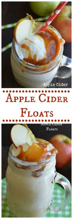 Sparkling Cider Floats