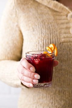 Sparkling Pomegranate Punch (Small Batch