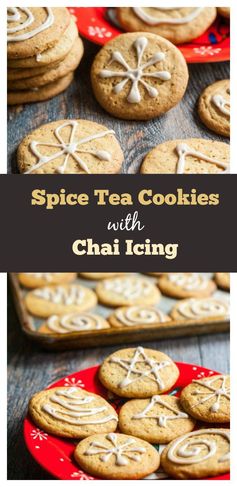 Spice Tea Cookies with Chai Icing