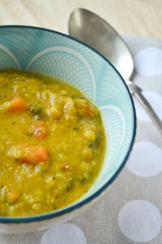 Spiced Carrot, Lentil & Kale Soup