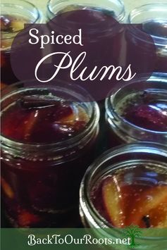 Spiced Plums