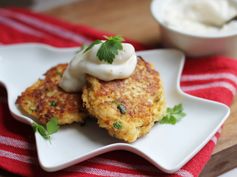 Spicy Cauliflower Latkes With Za'atar Aioli