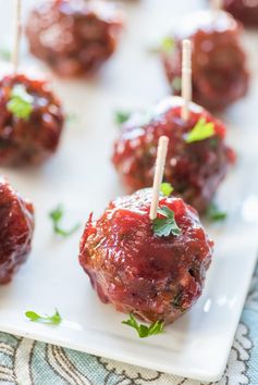 Spicy Cranberry Meatballs