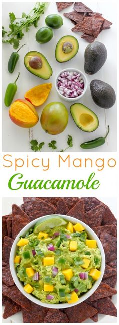 Spicy Mango Guacamole