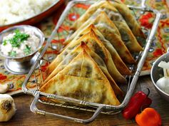 Spicy Vegetarian Lentil Samosas