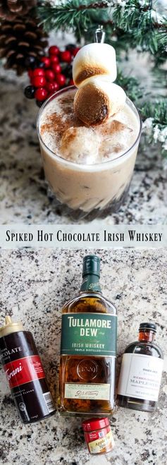 Spiked Hot Chocolate Irish Whiskey