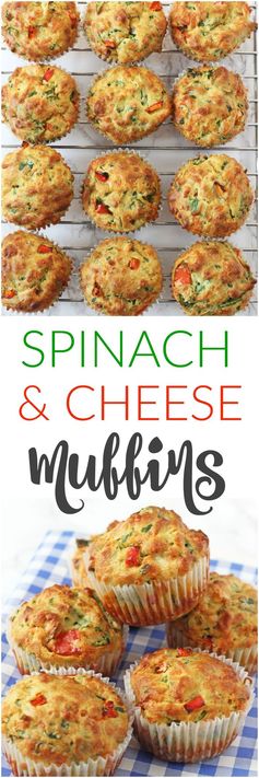 Spinach & Cheese Muffins