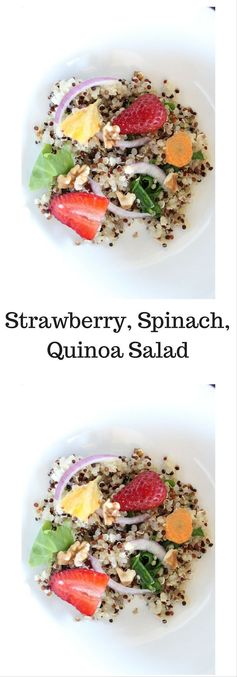 Spinach, Strawberry and Quinoa Salad