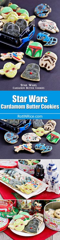 Star Wars Cardamom Butter Cookies